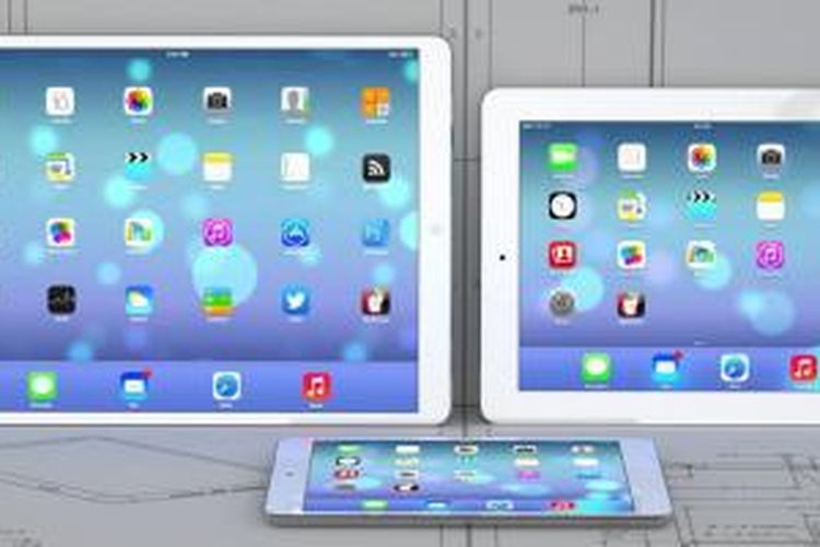 Tablet dengan layar besar diduga diklaim sebagai iPad Plus