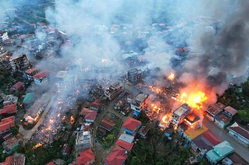 AS Kutuk Serangan Mengerikan Militer Myanmar Setelah Ratusan Rumah di Chin Barat Dibakar 