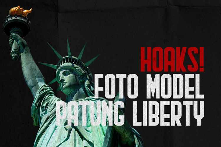 HOAKS! Foto Model Patung Liberty