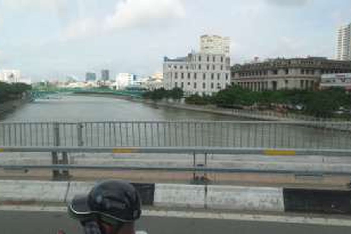 Pemandangan Sungai Mekong yang melintas di Ho Chi Minh City, Vietnam.