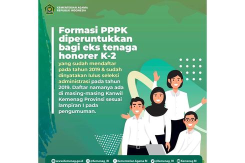 CPPPK Kemenag Hanya untuk Honorer K-2, Berikut Informasinya