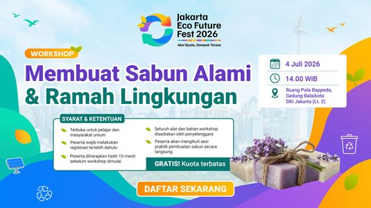 Workshop: Membuat Sabun Alami & Ramah Lingkungan - Jakarta Eco Future Festival 2026