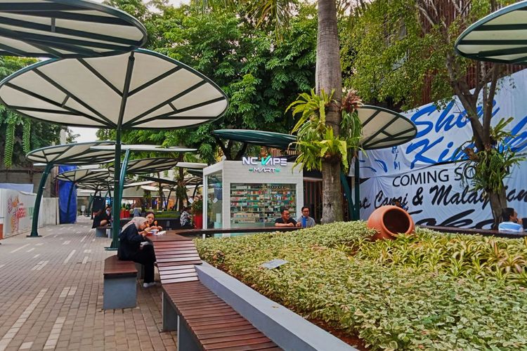 SCBD Park, tempat nongkrong baru nuansa Korea di Jakarta Selatan, Jumat (17/11/2023). 