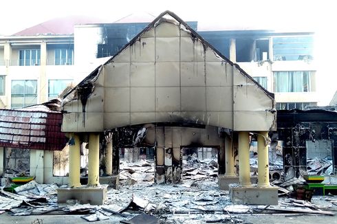 3 Tersangka Kerusuhan Manokwari Bakar Bendera Merah Putih dan Jarah ATM