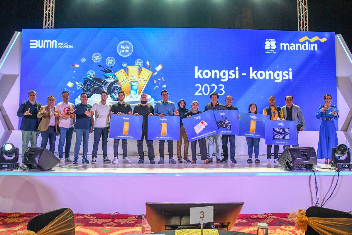 Bank Mandiri gelar Kongsi-Kongsi 2023 untuk apresiasi nasabah pebisnis Bank Mandiri.