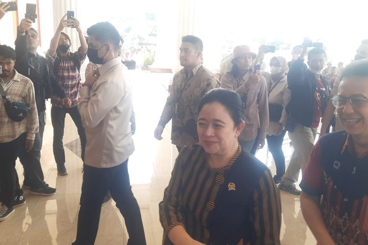 Ketua Dewan Pimpinan Pusat (DPP) PDI-P, Puan Maharani di Grha Bung Karno Klaten, Jawa Tengah, Rabu (21/6/2023).