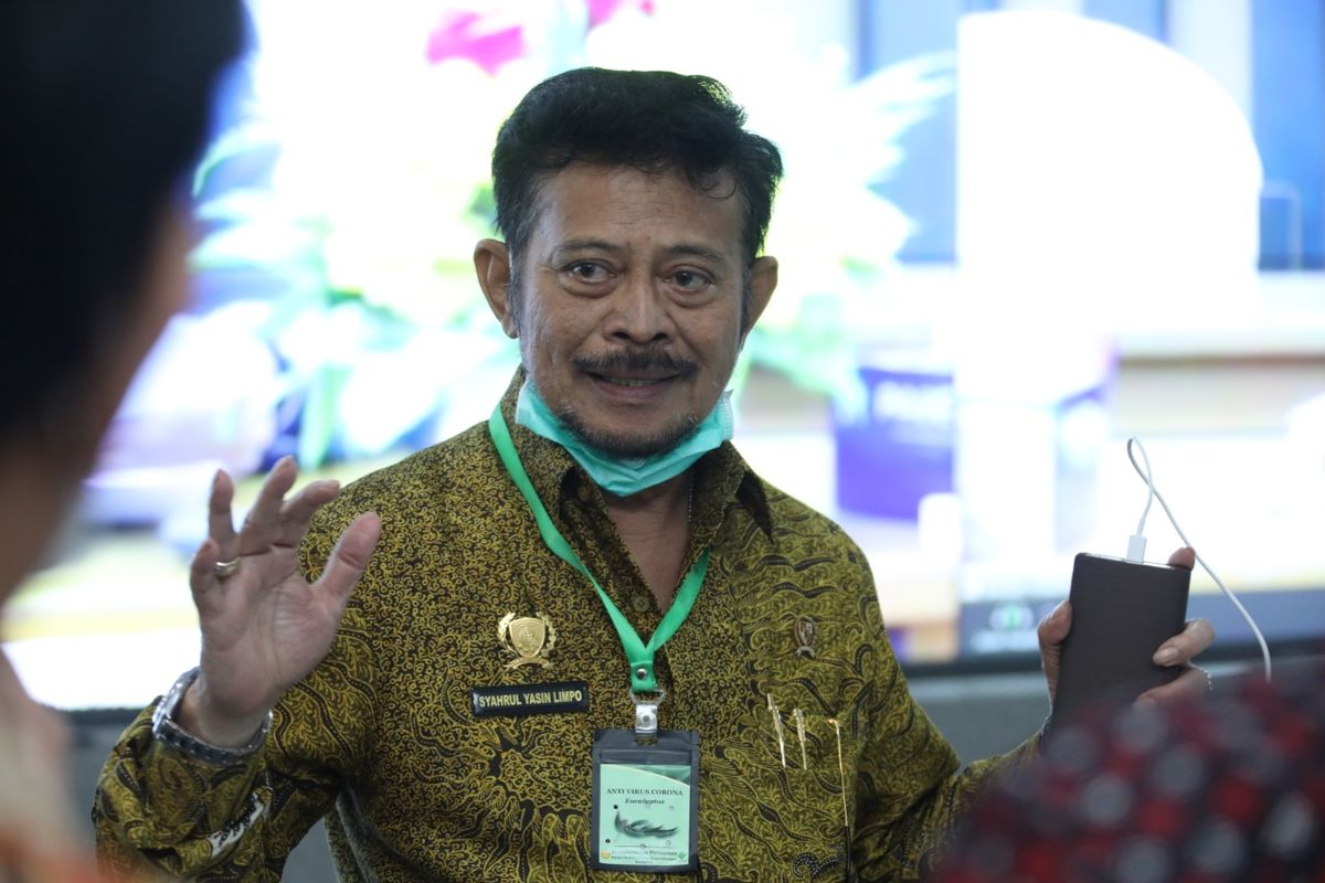 Menteri Pertanian Syahrul Yasin Limpo dalam suatu kesempatan