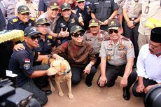 Bahagianya Andro, Anjing K-9 Pelacak 1 Ton Sabu Terima Medali dari Sri Mulyani