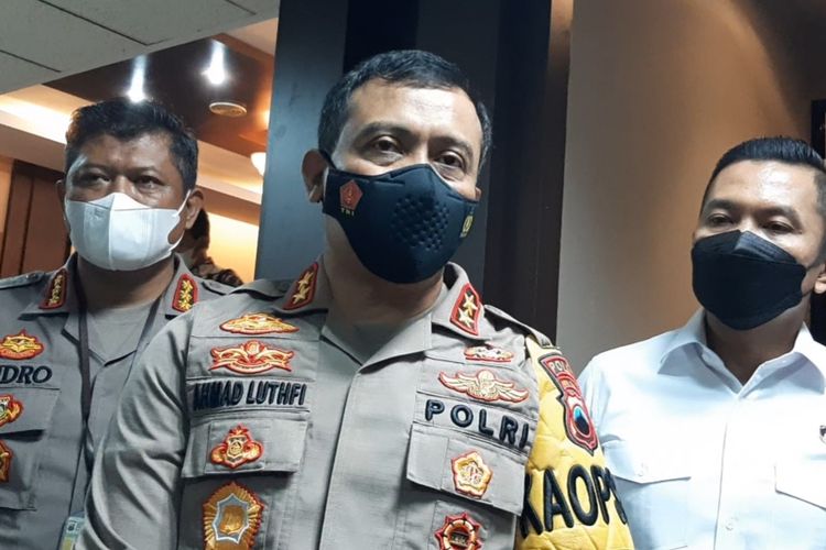 Kapolda Jateng Irjen Ahmad Luthfi di kantor Gubernur Jateng, Senin (19/4/2021)