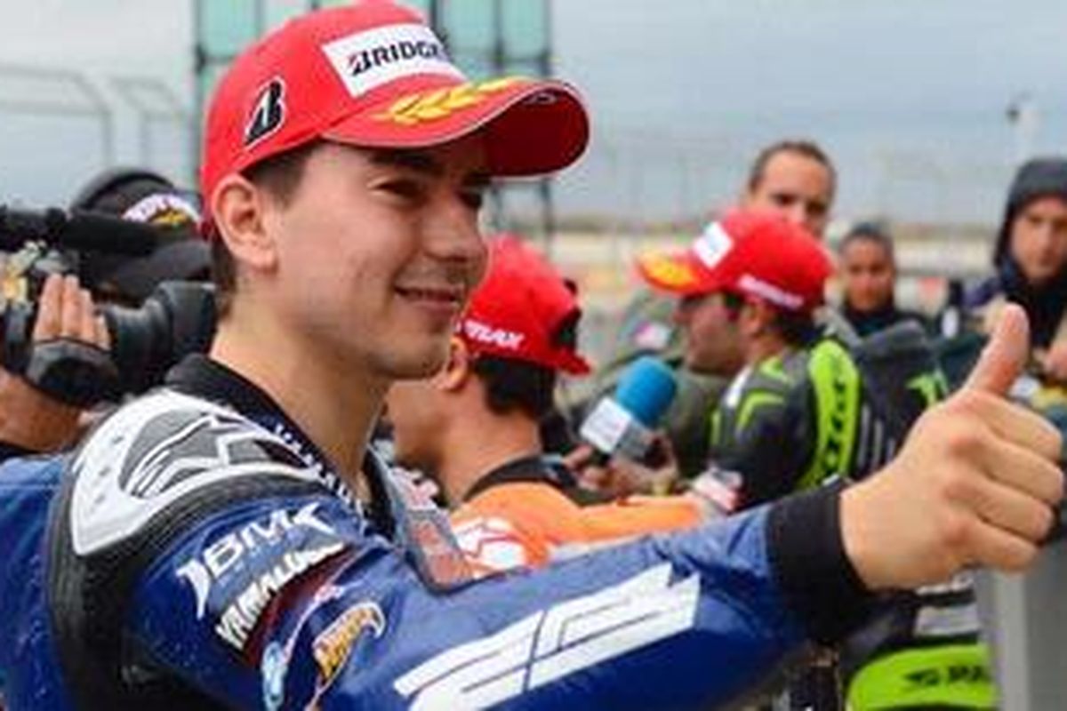 Pebalap Yamaha, Jorge Lorenzo.