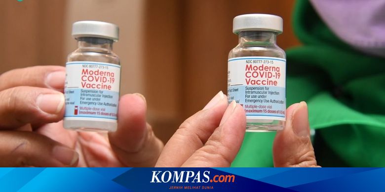 Gunakan Vaksin Moderna Vaksinasi Booster Dosis Ketiga Nakes Dimulai Halaman All Kompas Com