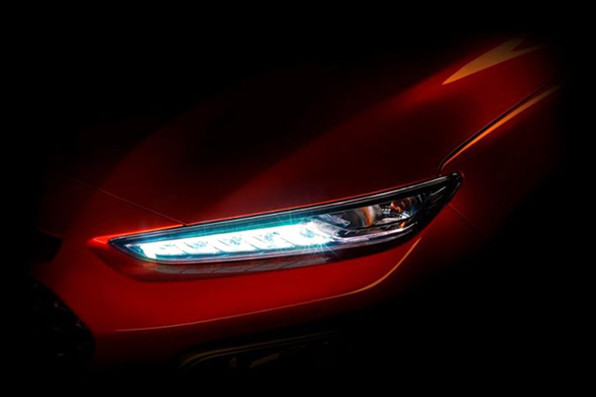 Teaser Hyundai Kona.