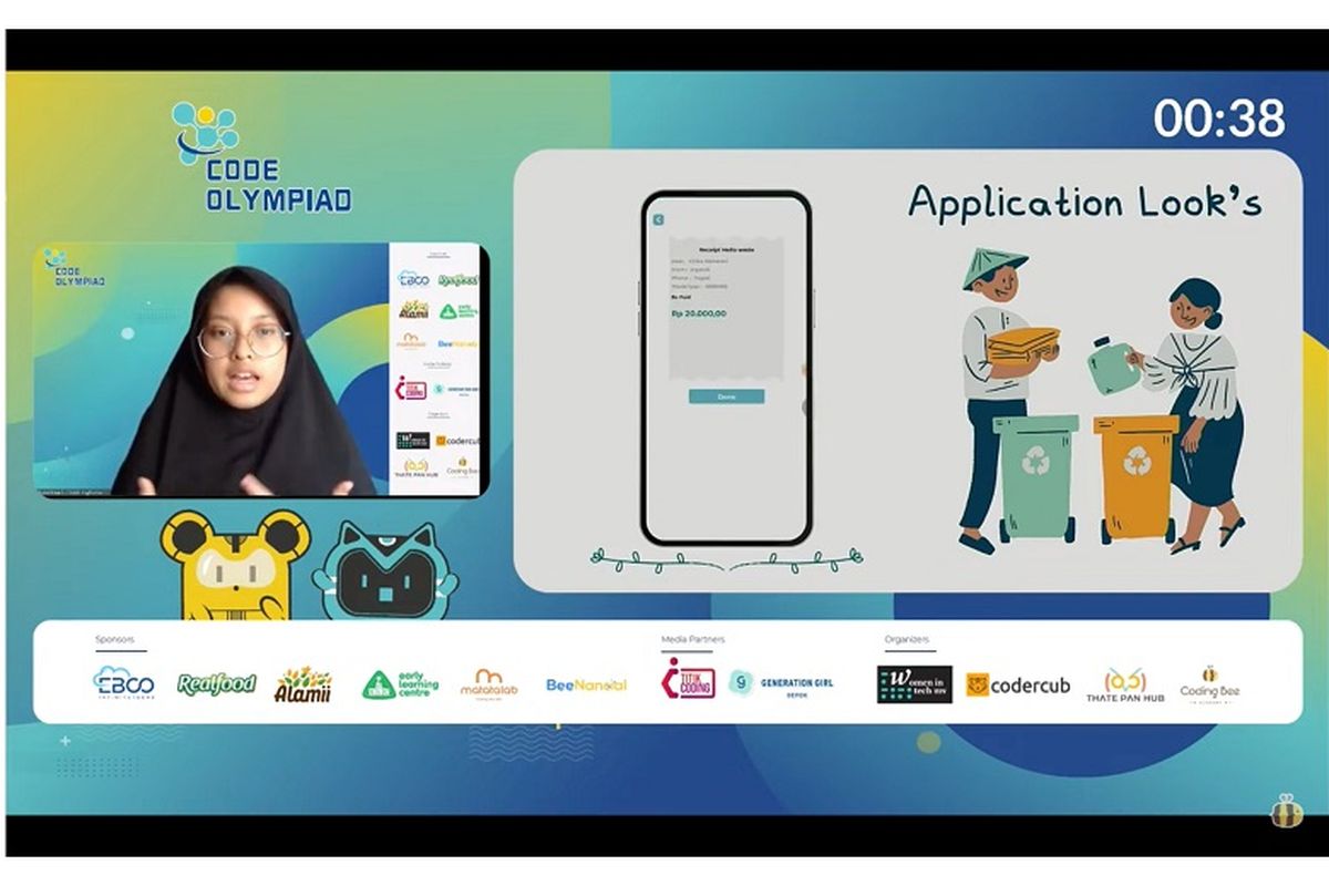 Coding Bee Academy sukses gelar Code Olympiad 2023. 