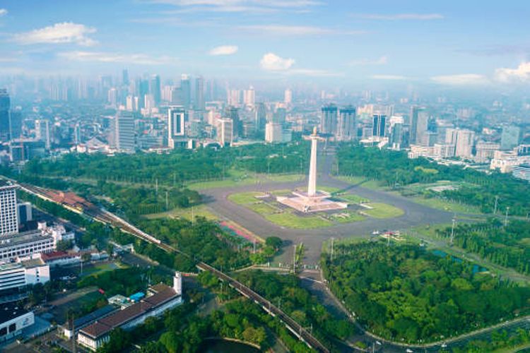 Ilustrasi Ibu Kota Jakarta.