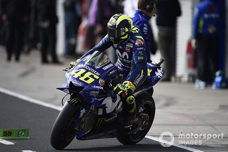 Valentino Rossi di GP Australia 2018.