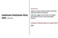 Ini 9 Tahapan Pengisian PDSS untuk SNMPTN 2021