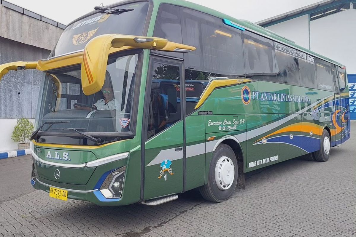 Bus baru PO ALS pakai bodi Jetbus 5