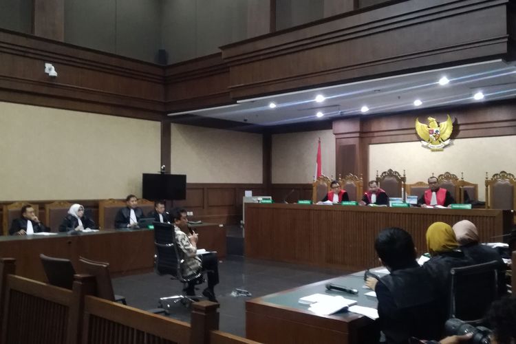 Sidang nota pembelaan atau pleidoi Mantan Ketua Umum PPP Romahurmuziy alias Romy, terdakwa kasus dugaan suap terkait seleksi jabatan di Kemenag wilayah Jawa Timur.