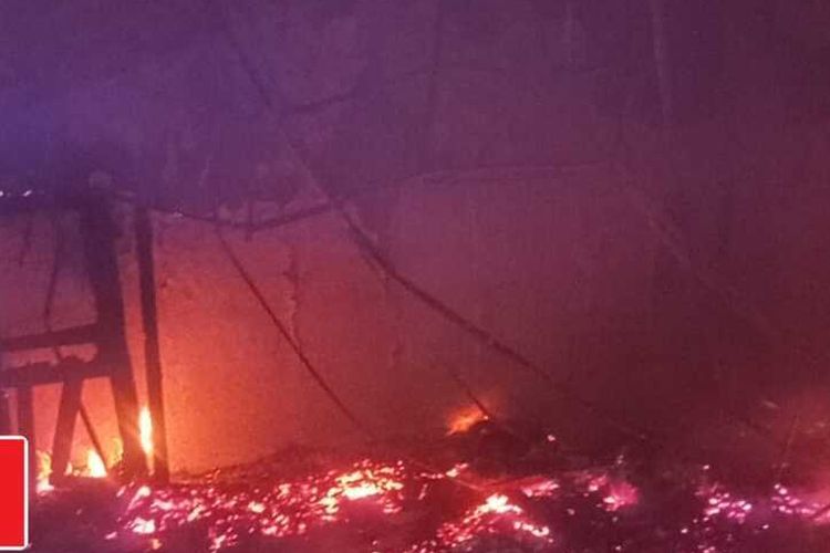 SDN Tajur 06 di Citeureup Bogor Terbakar, Kelas dan Ruang Buku Hangus