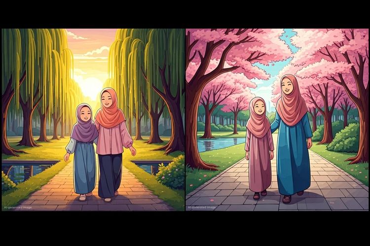 Hasil foto AI menggunakan fitur Image Studio di Motorola Edge 60 Fusion
