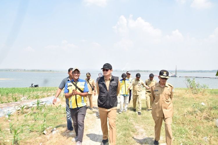 Kapasitas Menyusut 5,3 Juta Meter Kubik, Waduk Gondang Dikeruk demi Irigasi 10.588 Hektare Sawah