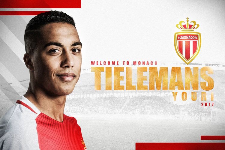 Youri Tielemans resmi bergabung AS Monaco pada Rabu (24/5/2017).