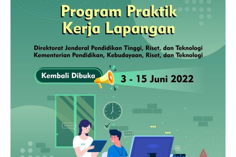 Lowongan magang Ditjen Dikti bagi mahasiswa. 