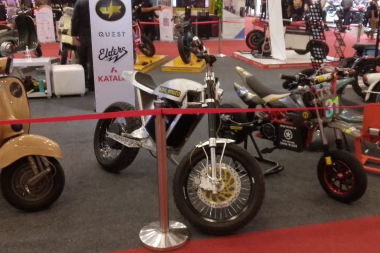 Motor listrik Java e-moto di GIIAS 2021