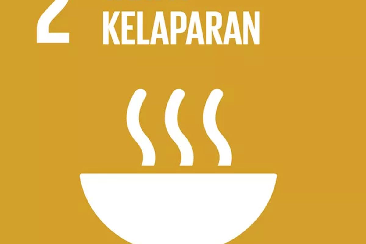 Tujuan kedua SDGs yaitu tanpa kelaparan atau zero hunger 