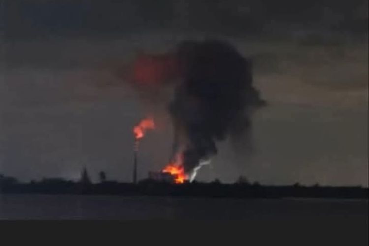 Disertai Ledakan, PLTU Labuan Angin di Tapanuli Tengah Terbakar