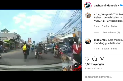 Lagi, Pemotor Melakukan Aksi Wheelie di Jalan Raya