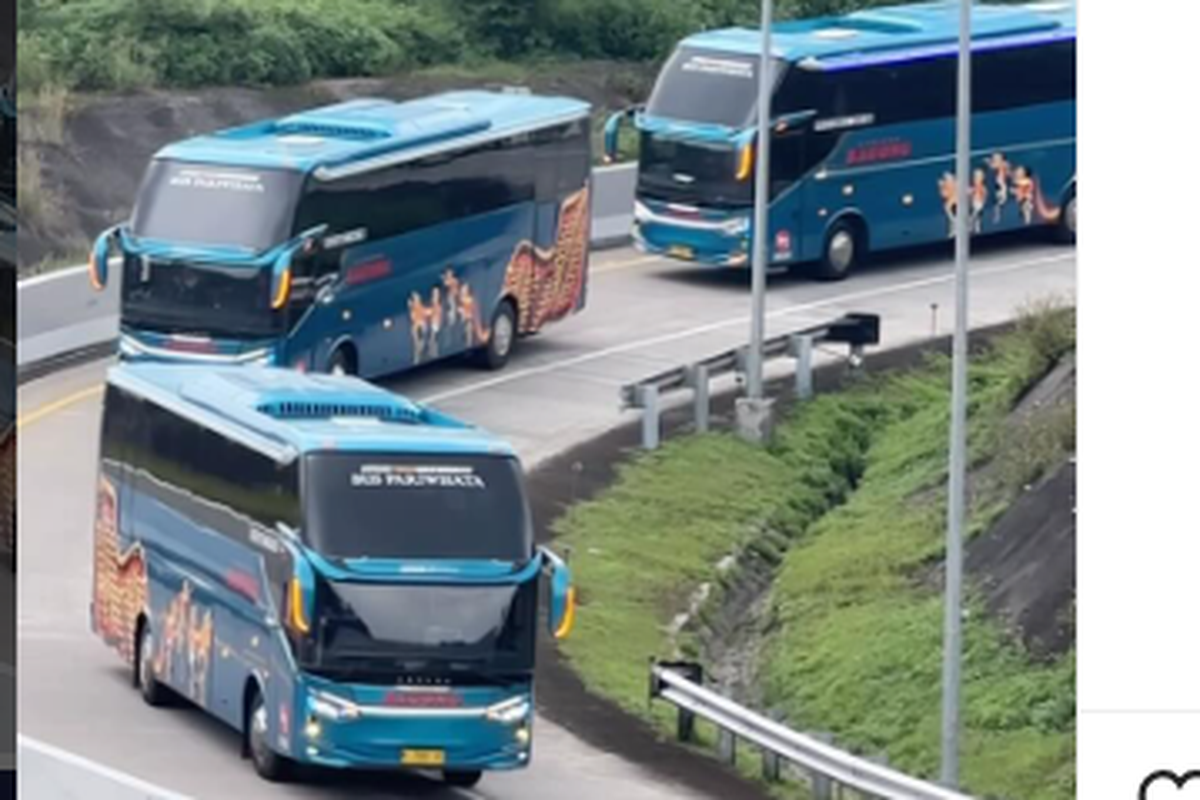 Bus baru PO Bagong Pariwisata