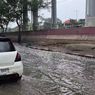 Jalan RE Martadinata Terendam Banjir Rob Siang Ini