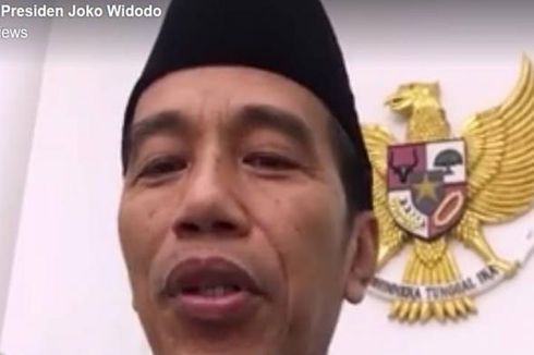 Sambil Makan Siang, Jokowi 