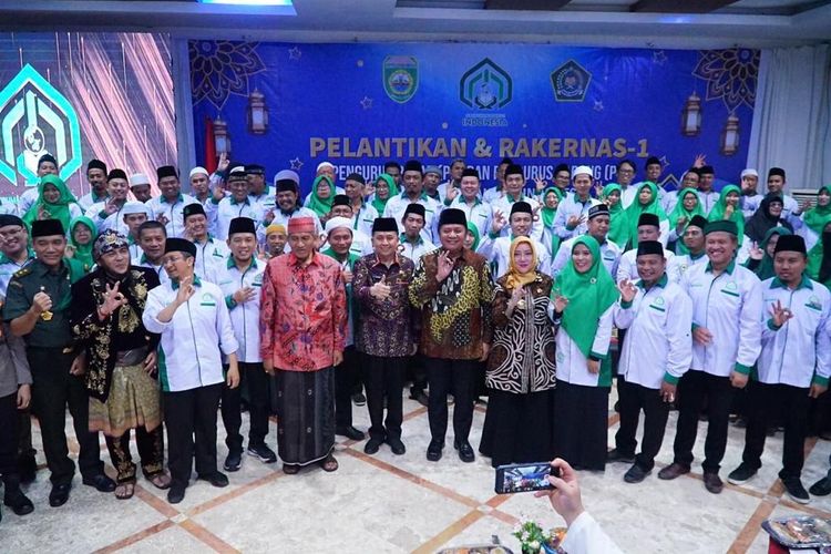 Rakernas I Pengurus Besar (PB) dan Pelantikan Pengurus Cabang (PC) RTTI Sumsel di Hotel Grand Malaka Palembang, Sumsel, Sabtu (21/10/2023). 