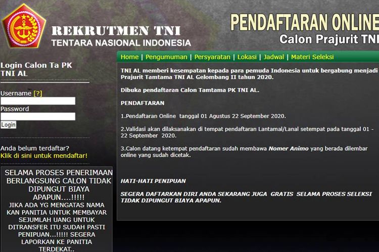 Tni Al Buka Pendaftaran Calon Tamtama Pk Gelombang Ii Syarat Minimal Lulusan Smp Halaman All Kompas Com