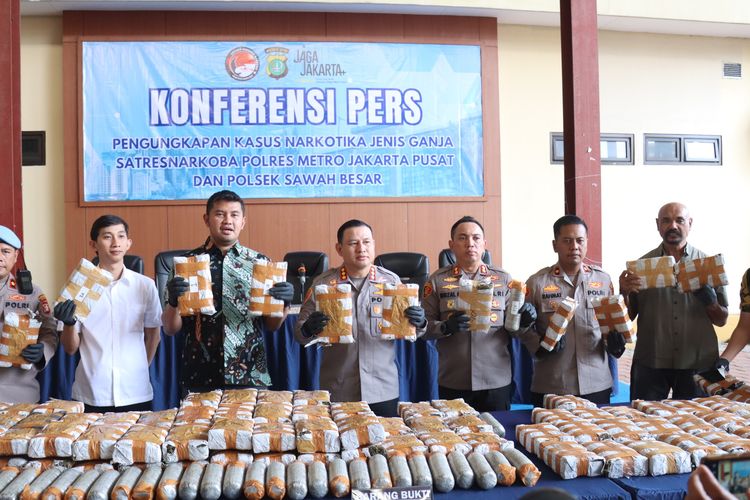 Polisi Bongkar Jaringan Narkoba Asal Aceh, Sita 132 Kg Ganja Senilai Rp 10 Miliar