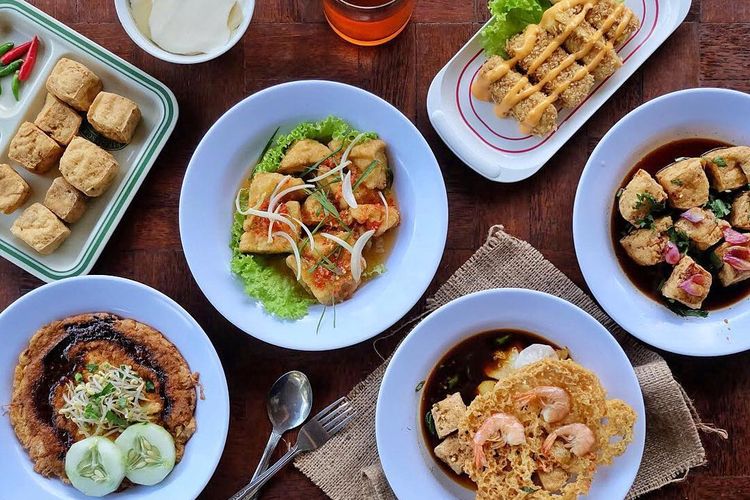 Menu di Cafe Tahu Caravan Bali, salah satu kafe di Bedugul, Bali