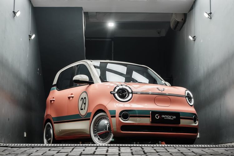 Wuling Aira EV Tampil Manis dengan Gaya Retro