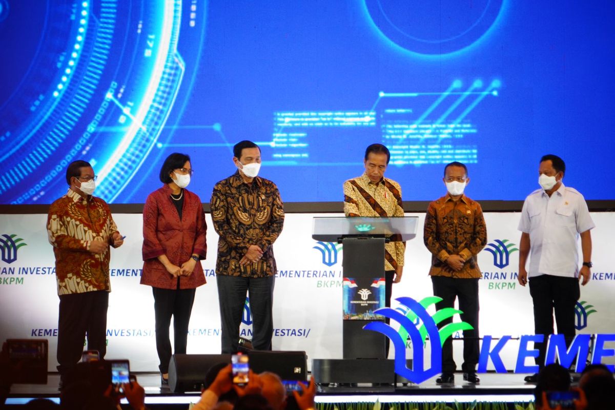 Presiden Joko Widodo (Jokowi) membuka Rakornas Investasi dengan tema Hilirisasi di Jakarta, Rabu (30/11/2022).