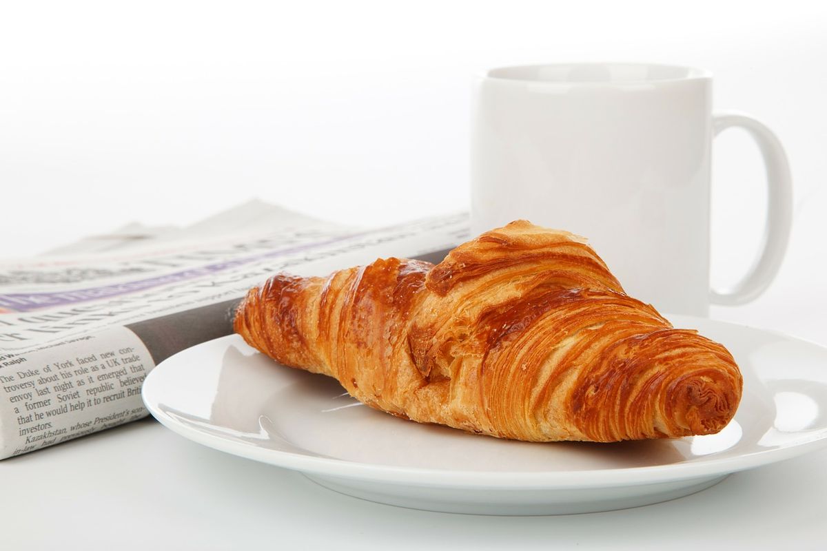 Ilustrasi croissant.