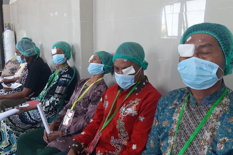 Foto: Para pasien setelah dilakukan operasi di RSUD Besuki pada Minggu (12/3/2023)