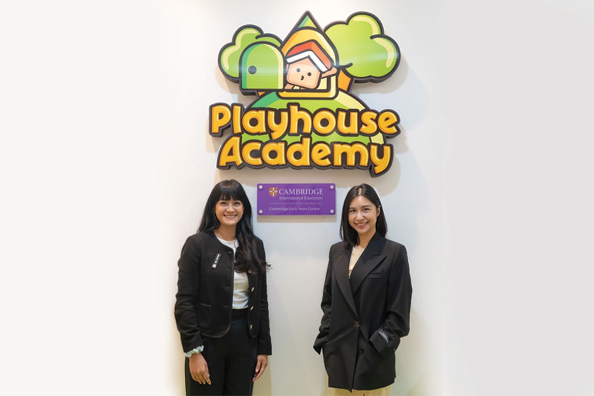 Co-Founder dan Kepala Sekolah Playhouse Academy Dr. Astrid HW-Levi dan Co-Founder dan Direktur Playhouse Academy Monica Marthen. 