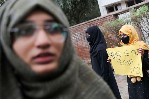 Perdebatan Larangan Hijab di Negara Bagian India Kian Keruh