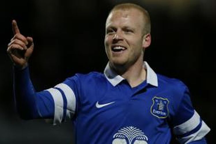 Gelandang Everton, Steven Naismith.