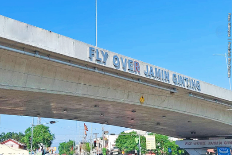 Fly Over Jamin Ginting di Kota Medan, Sumatera Utara