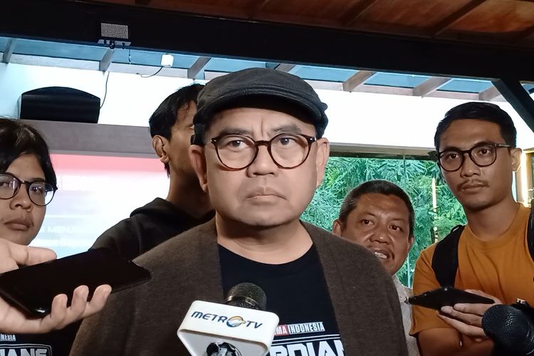 Co-captain Tim Nasional (Timnas) Anies-Muhaimin (Amin), Sudirman Said di Kawasan Jakarta Selatan, Sabtu (9/3/2024). 