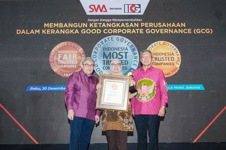 PT Taspen (Persero) berhasil meraih penghargaan sebagai Trusted Company dalam ajang Indonesia Good Corporate Governance Award 2023.
