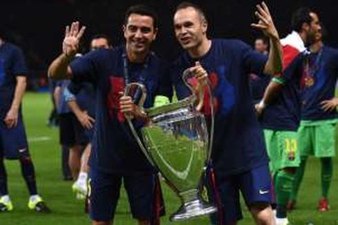 Xavi Ingin Enrique, Messi, dan Iniesta Bertahan di Barcelona