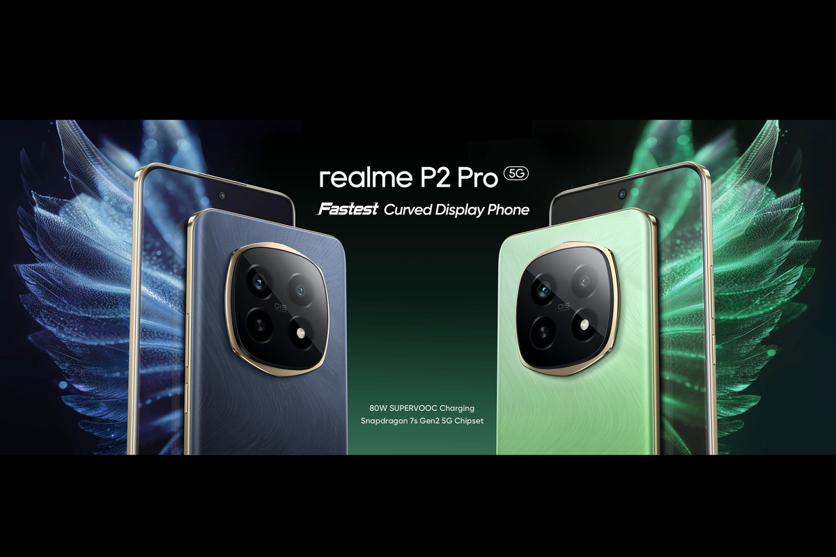 Realme P2 Pro hadir dengan layar curved 6,7 inci, chipset Snpadragon 7s Gen 2, baterai 5.200 mAh dengan fast charging 80 watt, serta IP65.